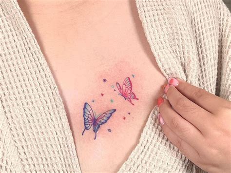 Update More Than 79 Butterfly Tattoo Under Boob Best Ineteachers