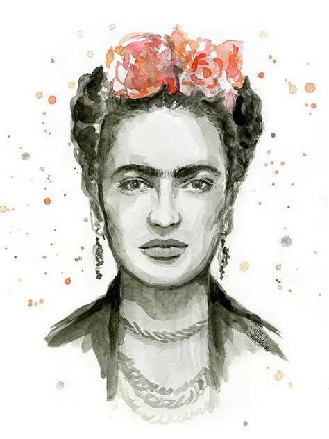 Kahlo.org is a personal website covering the career of famous mexican painter frida. Frida Kahlo Portrait Painting by Olga Shvartsur