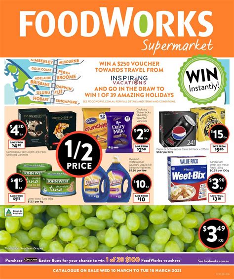 Foodworks Supermarket Australia Catalogues And Specials From 10 March