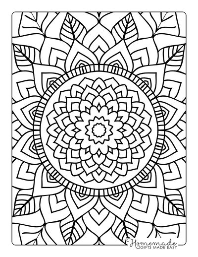 Mandala Coloring Pages For Beginners