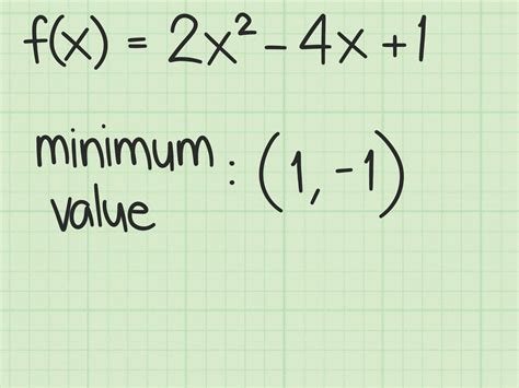 3 Ways To Find The Maximum Or Minimum Value Of A Quadratic Function Easily