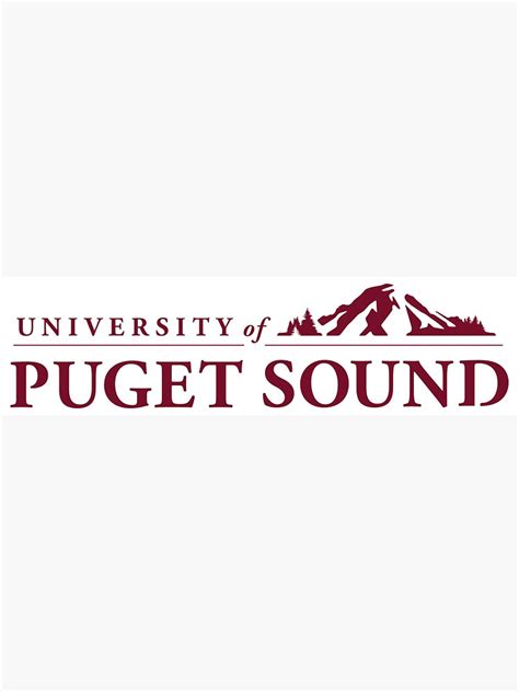 University Of Puget Sound Logo Sticker For Sale By Sidney Redbubble