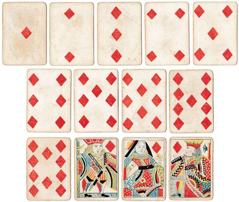 Yes, sad, but true, this fabulous and extremely rare set of cards is missing 2 of the original playing cards. Early American playing cards - Rare & Antique Maps