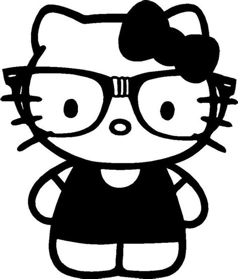 Hello Kitty In Glasses Hello Kitty Hello Kitty Wallpaper Hello Kitty Backgrounds