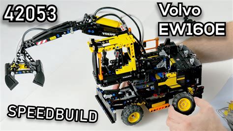 Lego 42053 Speedbuild Lego Volvo Ew160e Excavator Speed Build 42053