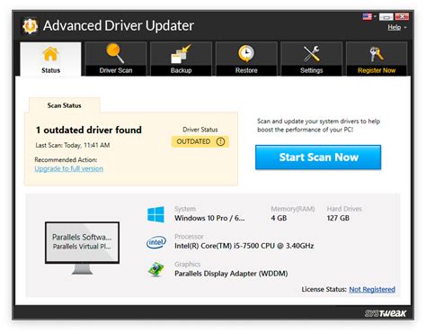 Advanced Driver Updater Pc Optimization Software Off Pc