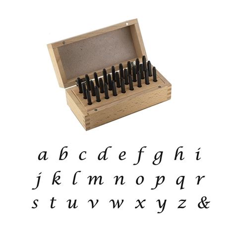 Make your own coins and more! Metal Stamping Set for Jewelry design - Lowercase | Metal ...