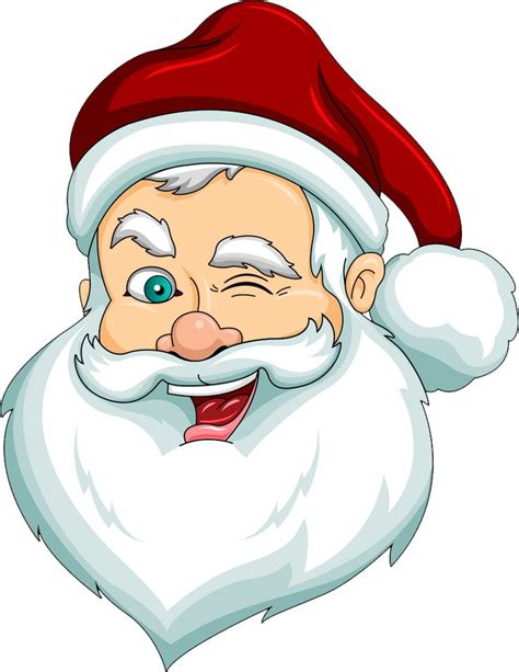 Santa Claus Winking Vector Image