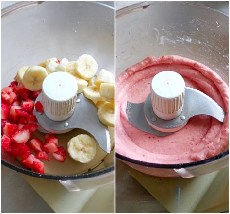 Food for humans, which i love! Two-Ingredient Strawberry Banana Ice Cream - Confessions ...