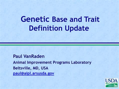 Ppt Genetic Base And Trait Definition Update Powerpoint