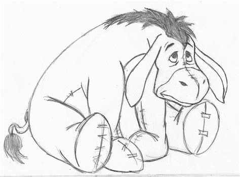 Winnie the pooh quotes series ask so many time to friends. Eeyore Drawing at GetDrawings | Free download