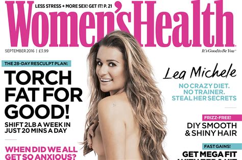 Lea Michele Nude Magazine Cover Reveals Cory Monteith Tattoo