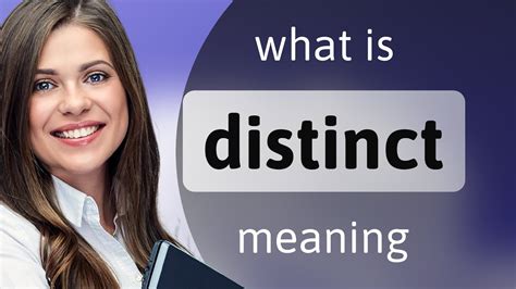 Distinct — Distinct Meaning Youtube
