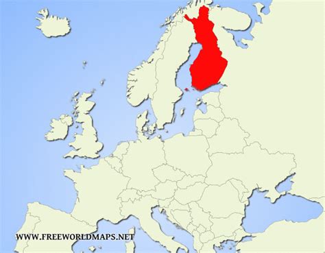 Finland Location On World Map United States Map