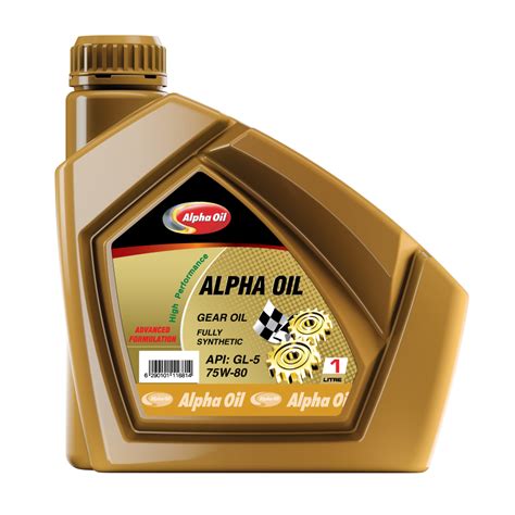 Alpha Gear Oil Gl 5 Fully Synthetic Alpha Oil