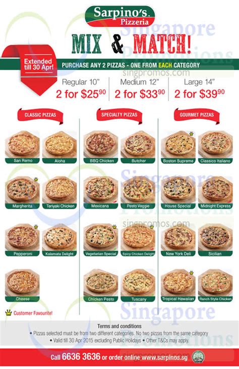 Bank altitude reserve visa infinite card or use the card's reward points to book travel, you are automatically covered for lost luggage protection. Sarpino's Pizzeria 2 from $25.90 Mix & Match Promo 8 - 30 ...