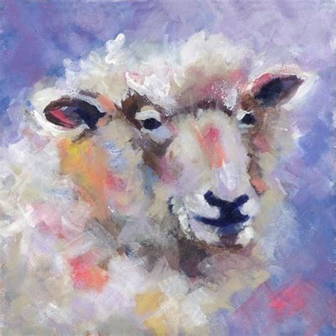 Daily Paintworks Original Fine Art Pamela Gatens Sheep Art Goat