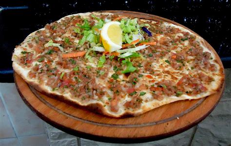 Lahmacun Turkish Pizza Recipe Recipes Tab