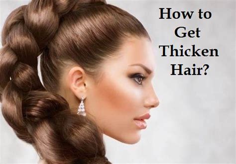 Though thick consistencies may be a turnoff to. How to Thicken Hair?