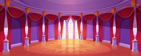 Ballroom Interior In Medieval Royal Castle 15370469 Vector Art At Vecteezy