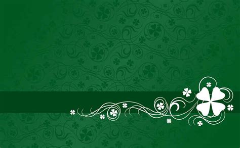 Shamrock Abstract Pattern Ppt Background Ppt Backgrounds Templates