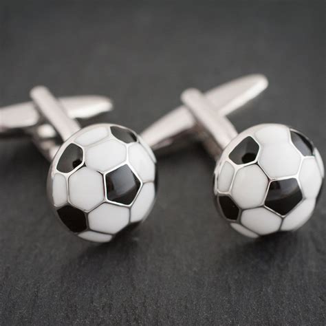 Football Cufflinks In Personalised Box Personalised Ts For Him