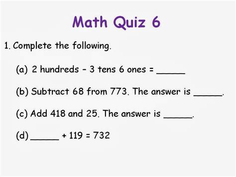 Bgps P2 6 2014 Math Quiz 6