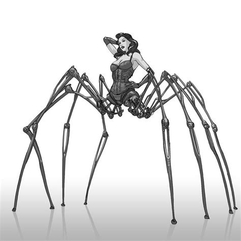 Monster Girl Challenge 08 Spider By Justsantiago Monster Girl