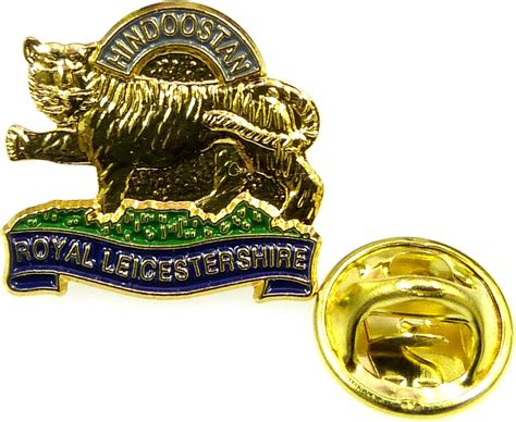 Royal Leicestershire Regiment Lapel Pin Badge Metalenamel