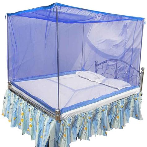 Homecute Polyester Double Bed Cotton Edge Traditional Mosquito Net