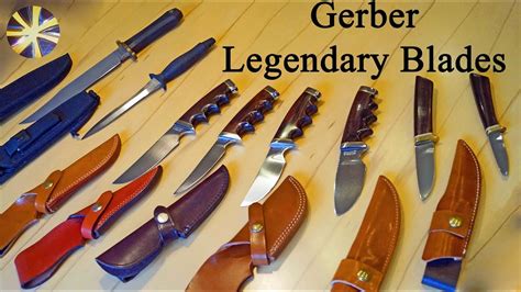 Gerber Legendary Blades Collection Knives Bowie Fighter Hunting Edc Top