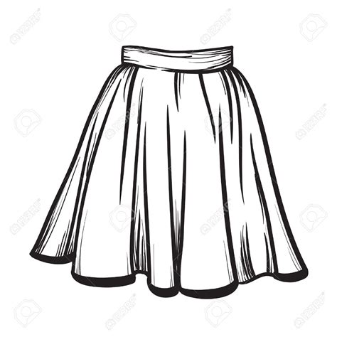 Skirt Black And White Clipart 1 Clipart Station