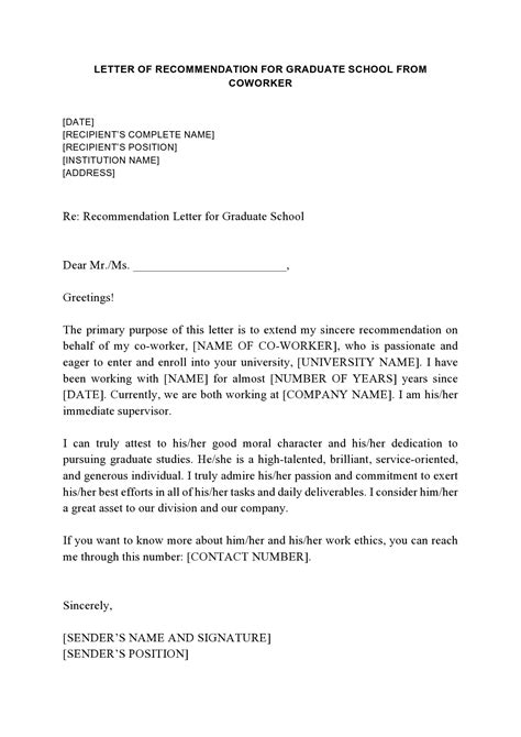 Sample Reference Letter For Colleague For Your Needs Letter Template