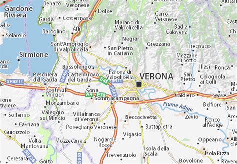 Michelin Verona Map Viamichelin