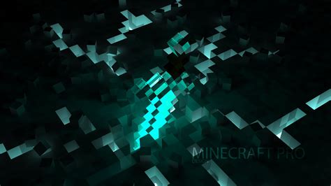 Texture Minecraft Blue Game Cubes Wallpapers Hd Desktop And