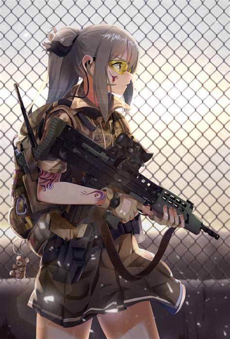 Cute Anime Girls With Guns ~ Ghalibah Mardhatillah