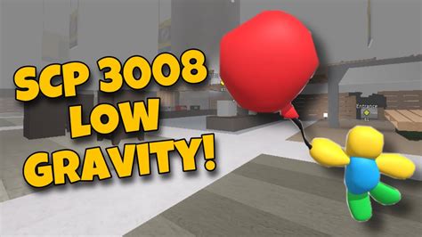 Low Gravity Mod In Roblox Scp 3008 Youtube