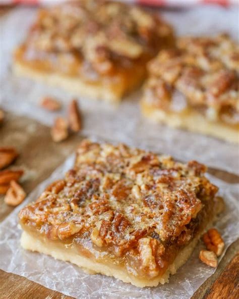 Easy Pecan Pie Bars {perfect For The Holidays} Lil Luna