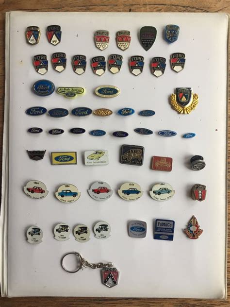 Pins Ford Ford Motor Company 1950 1980 52 Items Catawiki