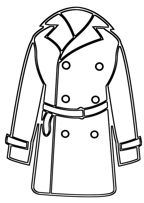 Coat coloring pages | Coloring pages to download and print