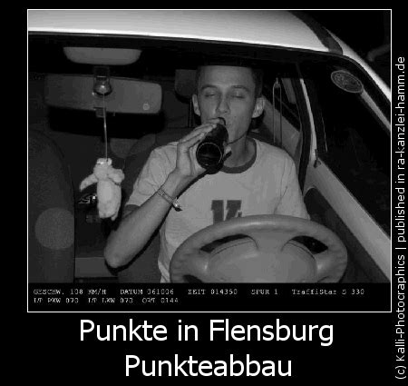 Führerschein und fahrverbote bei 8 ist der lappen weg: Punkte in Flensburg - Punkteabbau