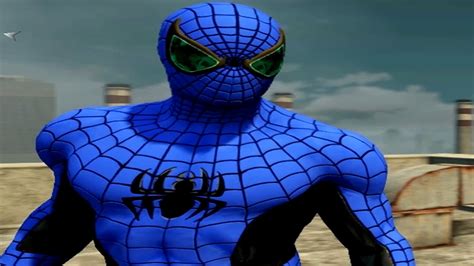 Blue Spider Man