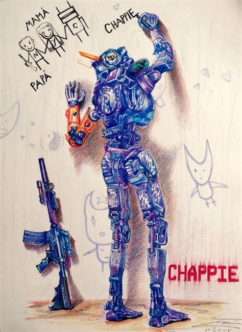 My Draw Chappie Robots Drawing Drawings Draw