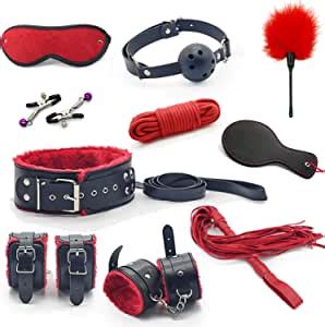 Pieces Bdsm Bondage Restraint Kit Set Leather S X T Ys For Emocionado Couples Flirt D Lt