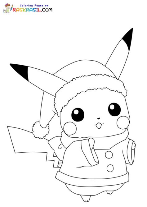 Pikachu No Natal Para Colorir Imprimir E Desenhar Colorir Me My XXX Hot Girl