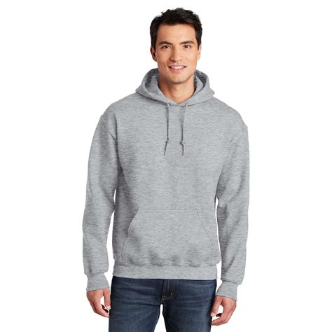 Gildan 12500 Dryblend Pullover Hooded Sweatshirt Grey Full Source