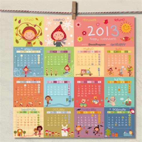 Calendarios Para Imprimir Para Niños Imagui