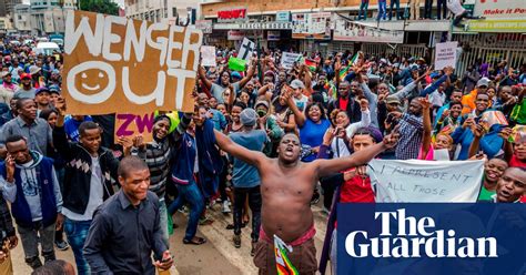 Protesters In Zimbabwe Call For Mugabe To Step Down In Pictures