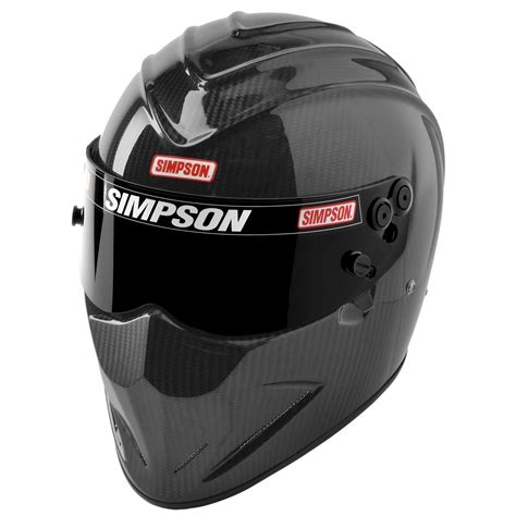 Simpson Diamondback Carbon Fiber Sa2015 Racing Helmet