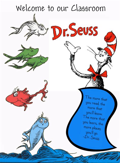 Dr Seuss Fish Clip Art Colouring Pages Page 2